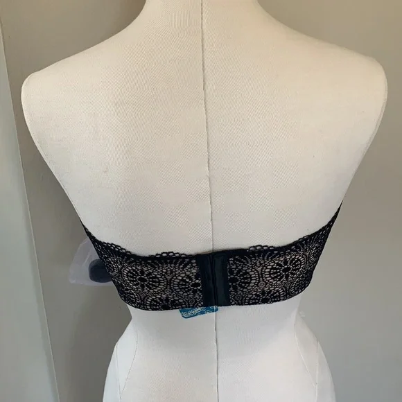 ‼️CLOSET CLOSING‼️NWT Free People 32D Starla Underwire Bra - Black - Picture 5 of 8